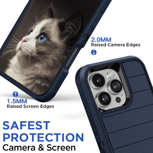 For Apple iPhone 16 Pro/Plus/Pro Max Stand Holder Case Heavy Duty Hybrid Cover - Picture 25 of 30