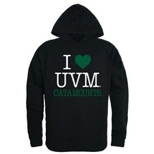 University Of Vermont Catamounts UVM NCAA College I Love Hoodie Sweatshirt