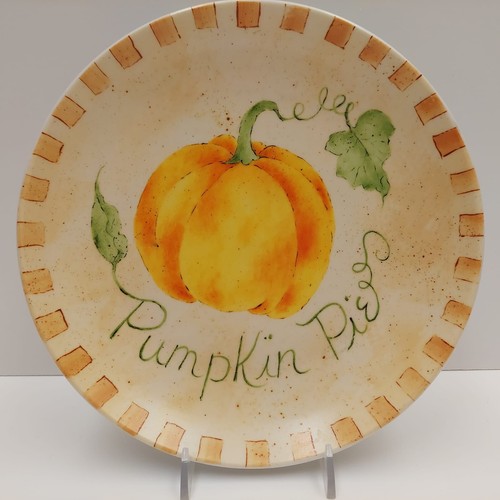 Pumpkin Pie Dessert Plates x4 LTD Commodities - Picture 2 of 3