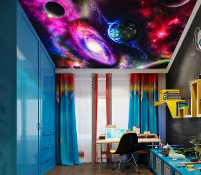 3D Planet NAO1427 Ceiling WallPaper Murals Wall Print Decal Deco AJ WALL Fay