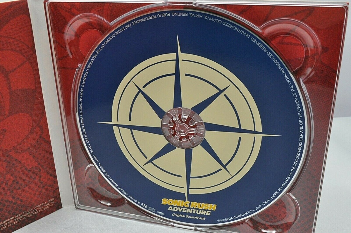 SONIC THE HEDGEHOG SONIC RUSH Original Soundtrack CD SEGA SONIC THE HEDGEHOG SONIC RUSH Original Soundtrack CD SEGA