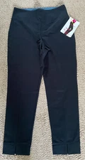 WOMEN WITH CONTROL RENEE GREENSTEIN BLACK PANTS SIZE LARGE TALL NWT
