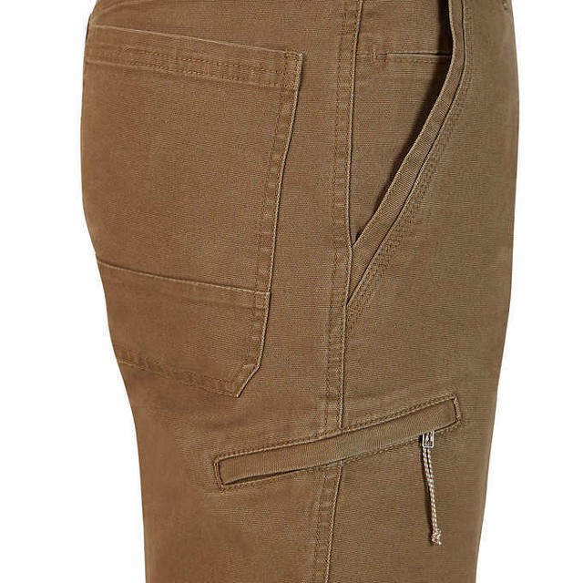 Weatherproof Vintage Men's Flex Utility Stretch Canvas Pant Brown 40x34