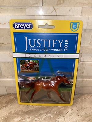 Breyer Horse Justify Exclusive Stablemate Triple Crown Winner