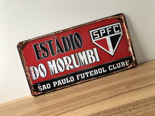 Enseigne métal FC Sao Paulo vintage FC Sao Paulo domicile FC Sao Paulo football domicile - Photo 6 sur 10