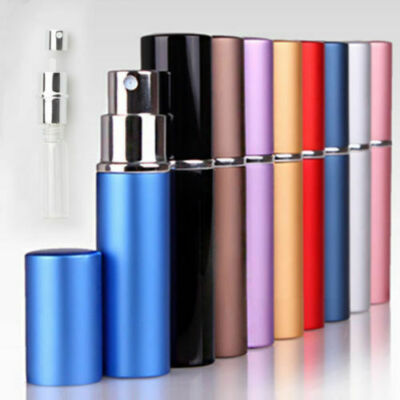 5/12ml Perfume Refillable Portable Spray Rotating Bottle Travel Empty Atomizer 