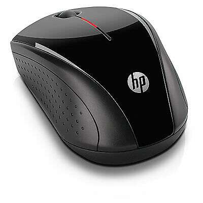 HP X3000 Wireless Mouse H2C22AA#ABL Black; Metallic gray USB wireless receiver