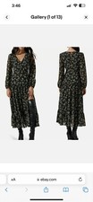 Astr the Label Black floral Dress