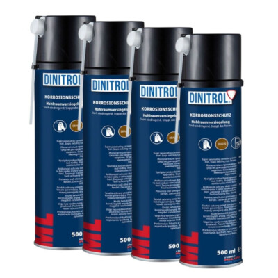 Kit Anticorrosion Dinitrol ML Universel – Lot De 3 Flacons De 500 Ml Avec Poignée