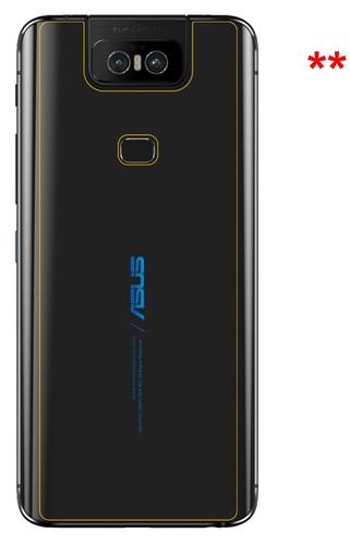 2x Pantalla para Asus Zenfone 6 (ZS630KL) trasero Protector de Vidrio Flexible - Imagen 3 de 8