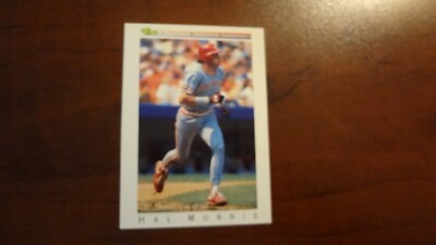 1992 CLASSIC # T65  HAL  MORRIS   BASEBALL CARD