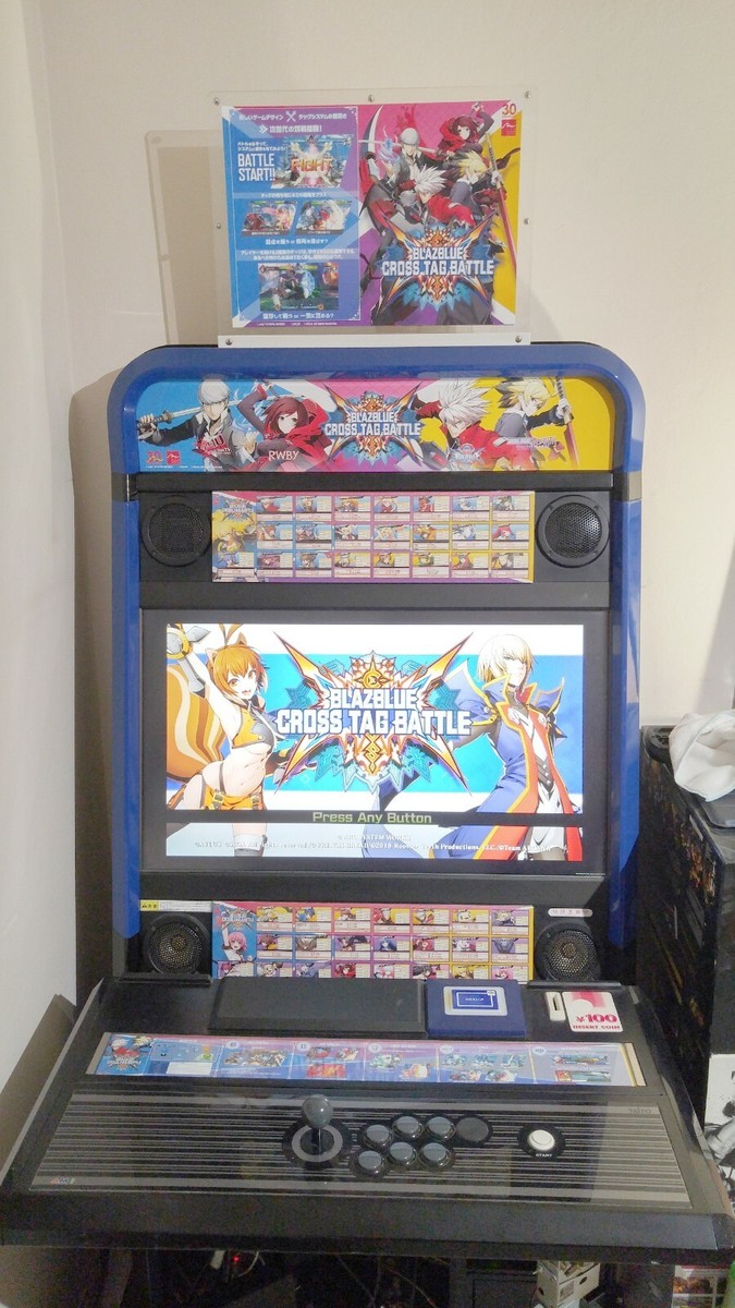 BlazBlue Cross Tag Battle Marquee Art Set for Taito Vewlix Arc