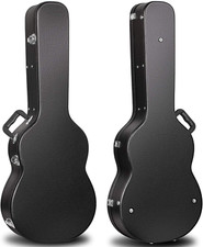 Guitar Cases Hard Shell Wood Case for Classical Guitars 39 Inch with Key Anti-Sh