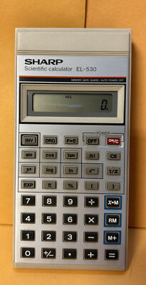 SHARP EL-530 VINTAGE  CALCULATOR  1984/85