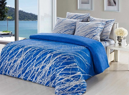 Pair of BLUE TREE European Pillowcases 65cm x 65cm New - 第 1/1 張圖片