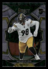 2022 Panini Select #66 DeMarvin Leal Rookie Pittsburgh Steelers