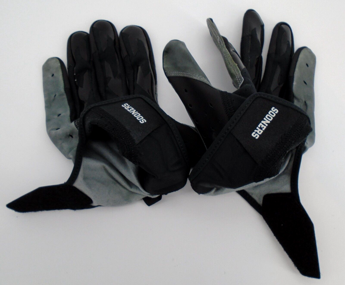 Nike Jordan Oklahoma Sooners Vapor Jet Football Gloves NCAA Men's