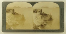 Keystone Stereoview Pacific Entrance to Panama Canal Rare History Set #H198 LC