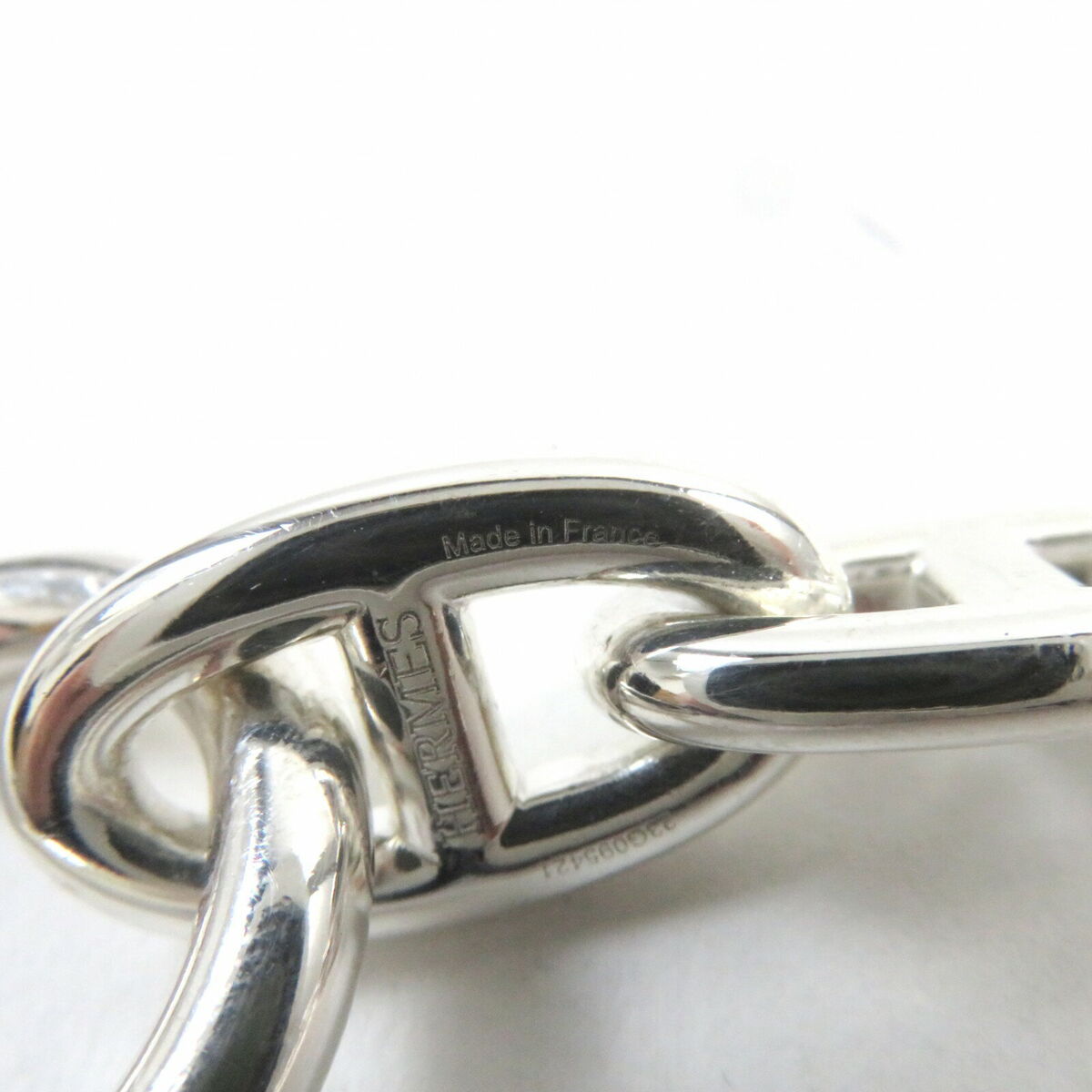 Hermes Bracelet Chaine d'Ancre GM Silver 16 LINK Frame Men Hermes Bracelet Chaine d'Ancre GM Silver 16 LINK Frame Men