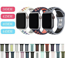 Apple Watch Sport Band Silicone iWatch Series 6 SE 5 4 3 40/38mm44/42mm