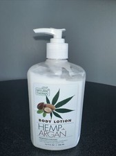 NEW-Natural Therapy 16.9oz HEMP  ARGAN Nourishing BODY LOTION FREE SHIPPING