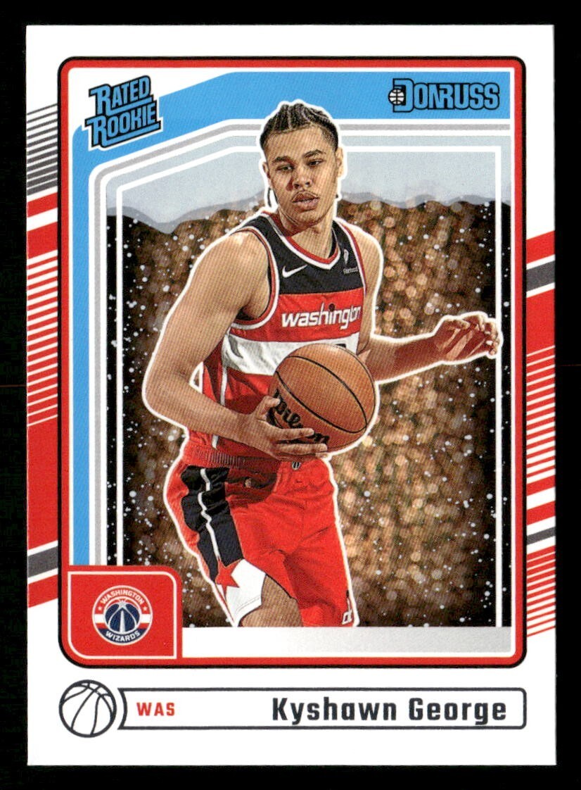 2024-25 Panini Donruss - Kyshawn George Rated Rookie Winter RC #225 Wizards