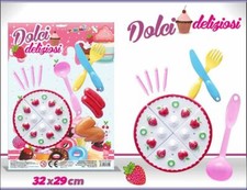 x Dolci Deliziosi Torta Con Accessori Gioco Giocattolo Bambini dfh