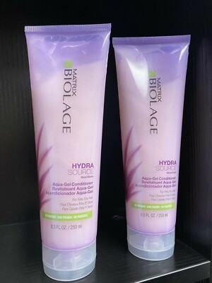 (PACK OF 2) Matrix Biolage Hydrasource Aqua-Gel Conditioner 8.5 oz 