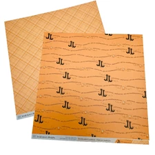 Heidi Grace Designs Halloween WORDS Double-sided 12x12 Scrapbook Paper Qty 2