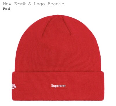 【美品】Supreme × New Era　S Logo　Beanie　\"Red Supreme New Era S Logo Beanie (Order Confirmed) | eBay