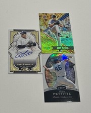 Andy Pettitte Yankees Tier One Signed /149- Finest/ Bowman’s Best (3) Card Lot!