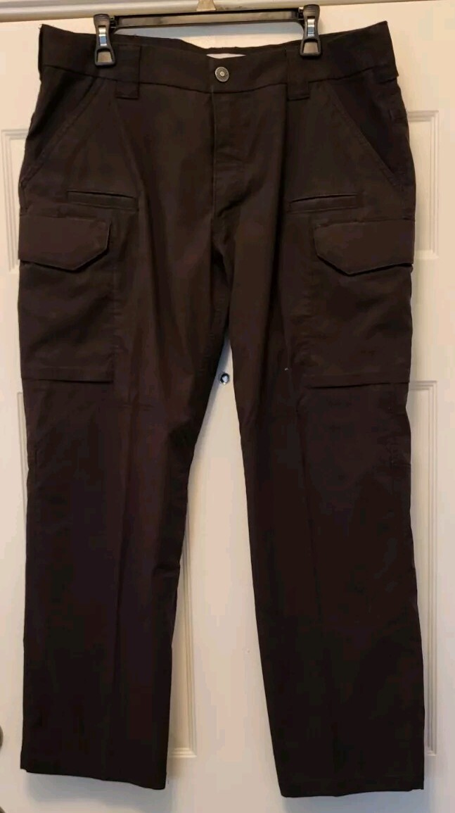 First Tactical Pants Mens 38x30 Black Ripstop Cargo Military Utility
