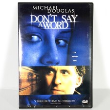 Don't Say a Word DVD, 2001, Widescreen Like New   Michael Douglas