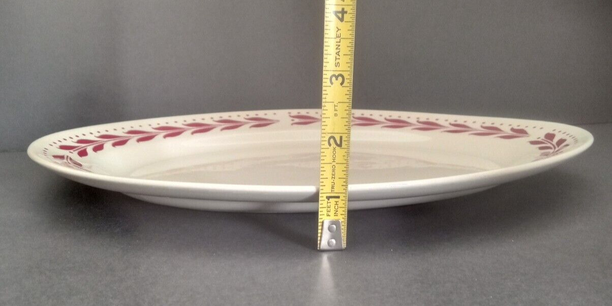 HOMER LAUGHLIN Hemlock Red 13" Platter