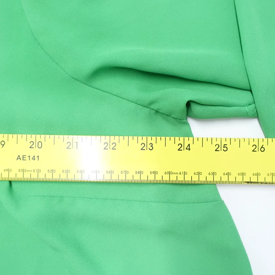 Pullover Jones New York Top Para Mujer 1X Verde Poliéster Cuello Muesca Manga Corta Foto 4 de 4