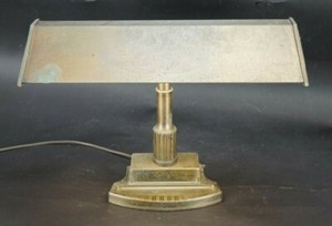 art deco bankers desk lamp