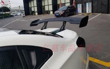 Rear Trunk ABS TYPE-3 Universal Adjustable GT-Style Spoiler Wing Bracket Tail