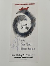 Musician Sting Signed Pre-Broadway “The Last Ship” Program PSA COA