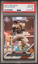 PSA 10 Dylan Cease SP SSP Hologram #471SP 2024 Topps Now 97480635