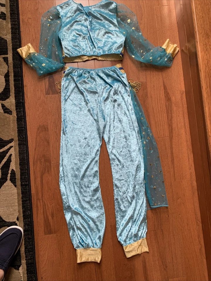 Halloween Genie Princess Jasmine Costume Size 10 Disney Alladin - Image 2 of 4