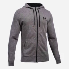 Under Armour Men's Greyhound Heather UA Sport Style Fleece Full Zip
