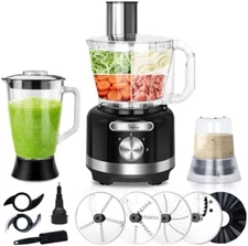 16 Cup Food Processors,11-In-1 Multifunction 3.8L Vegetables Chopper for Home Us