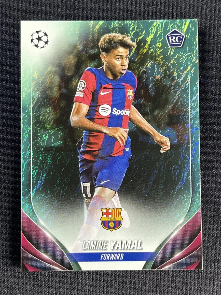 2023-24 Topps Jade UEFA Champions League Lamine Yamal #64 RC Rookie &05211