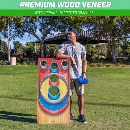GoSports Carnival Arcade Toss Cornhole Game - Indoor or Outdoor Bean Bag Toss - 第 3/6 張圖片