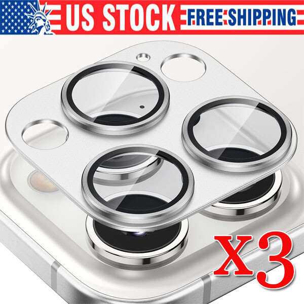 Camera Lens Protector For iPhone 16 15 14 13 12 11 Pro Max Tempered Glass LOT