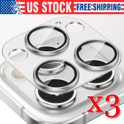 Camera Lens Protector For iPhone 16 15 14 13 12 11 Pro Max Tempered Glass LOT