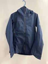 Mammut Women's Crater Hard Shell Hooded Jacket - Marine Black - Medium Size