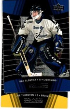 Dan Cloutier Tampa Lightning #79 Upper Deck Black Diamond 2000 NHL Hockey Card