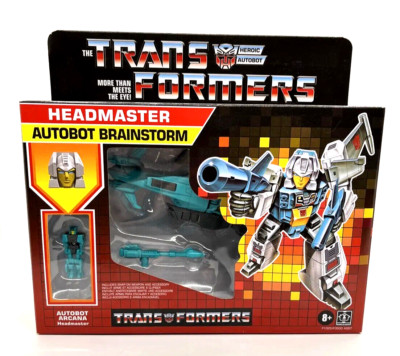 Transformers Generations Retro Headmaster Autobot Brainstorm Arcana G1 Reissue