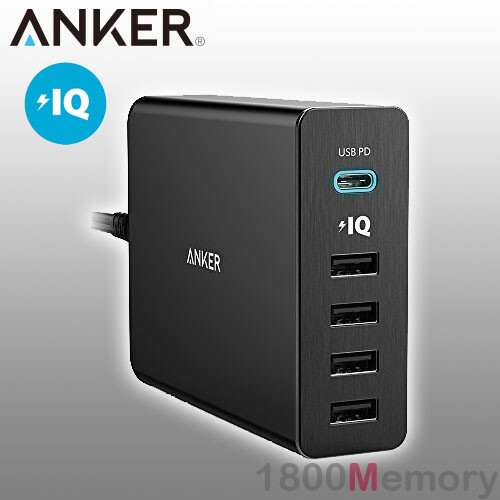 GENUINE Anker 60W PowerPort+ 5 Port USB-C Type-C PD USB Fast